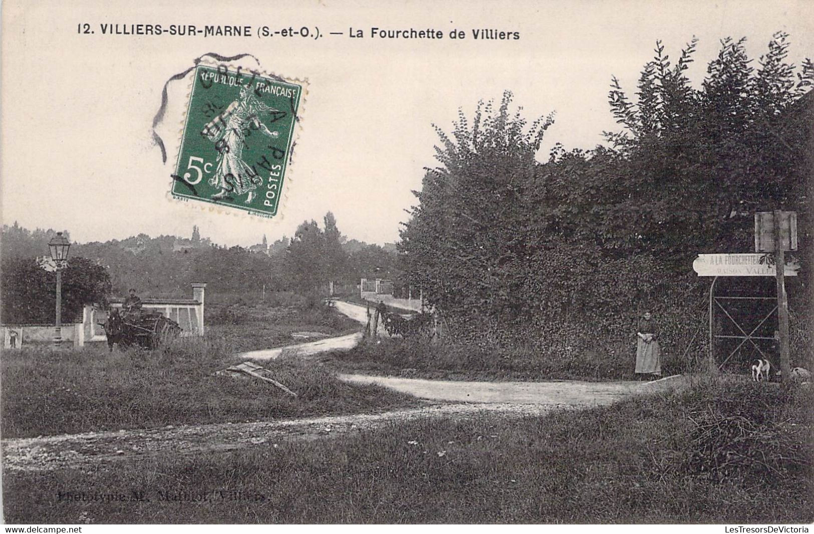 CPA - 94 - Villiers Sur Marne - La Fourchette De Villiers - - Villiers Sur Marne