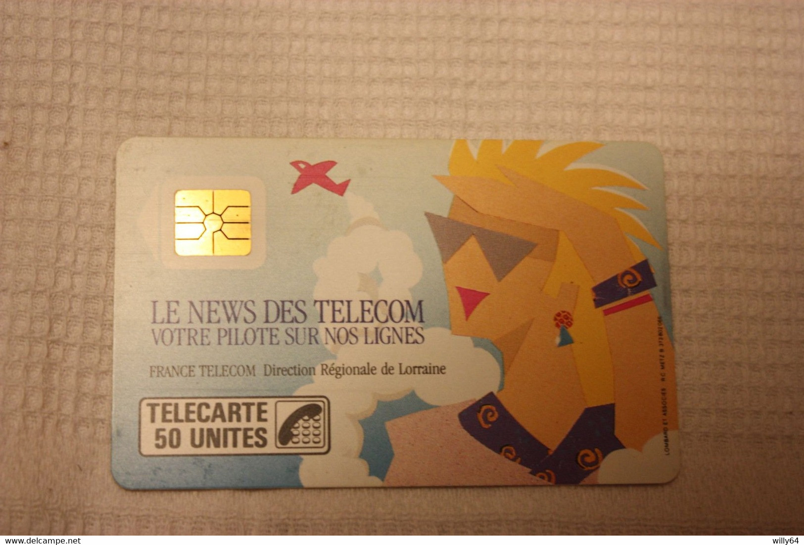 Télécarte France  F80  NEWS LORRAINE  50u  SO2 06/89 LUXE - 1989