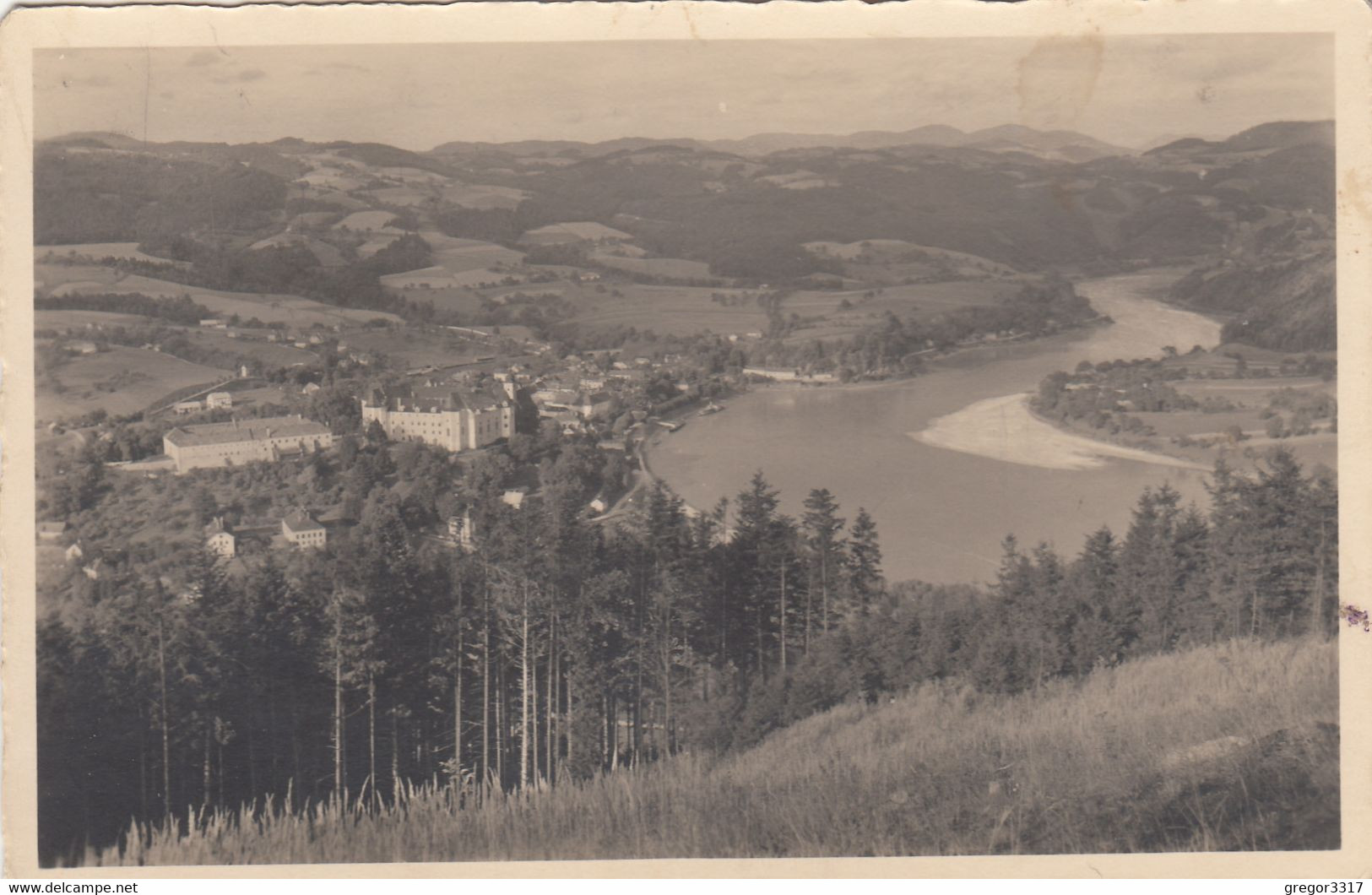 B9204) GREIN A. D. DONAU - Strudengau Mit Stempel Gasthof ALTE LINDE 1936 - Grein