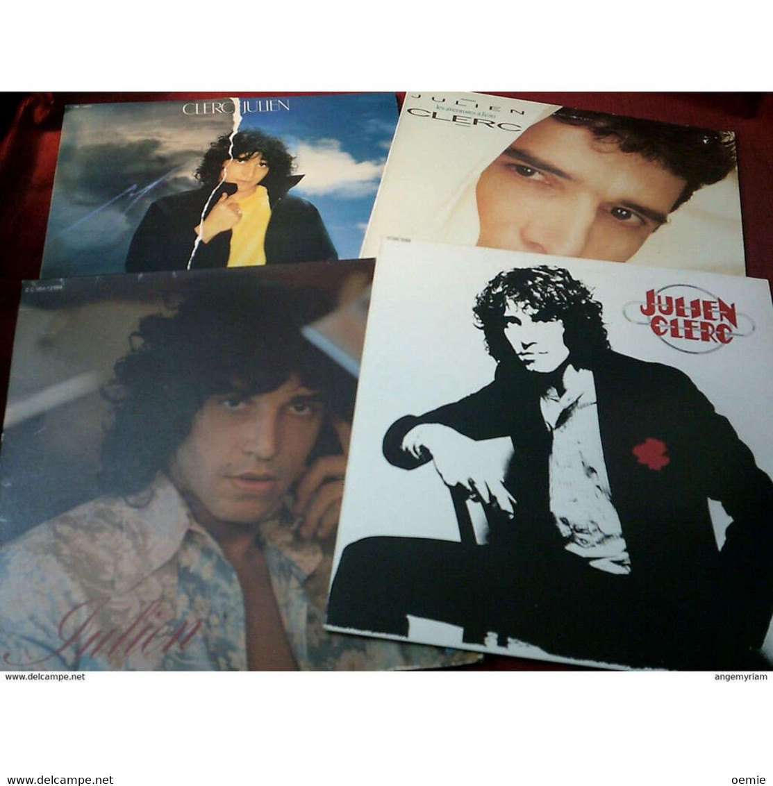 JULIEN CLERC °°°   Collection  DE 10 VINYLES 33 TOURS - Collections Complètes