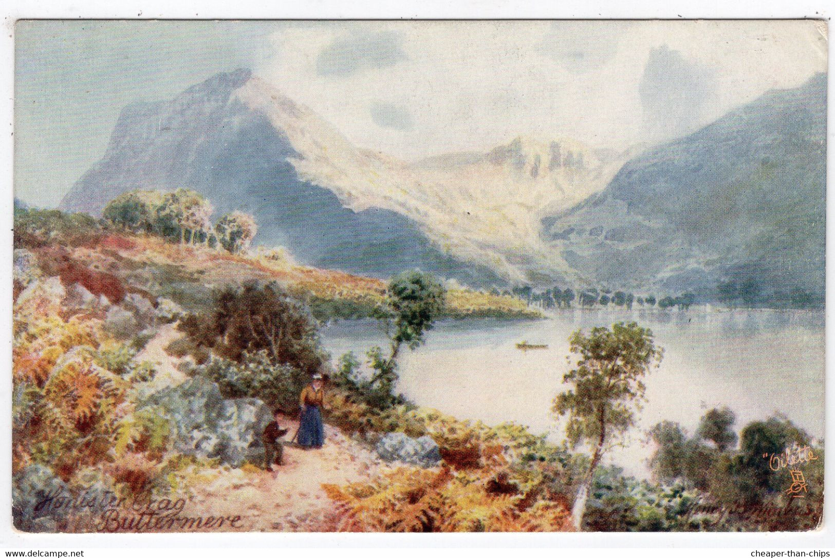 Honister Crag And Buttermere - H.B. Wimbush - Tuck Oilette 7285 - Buttermere