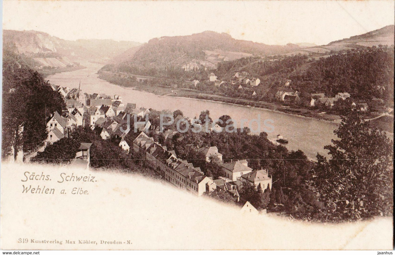 Wehlen A Elbe - Sachs Schweiz - 319 - Old Postcard - Germany - Unused - Wehlen