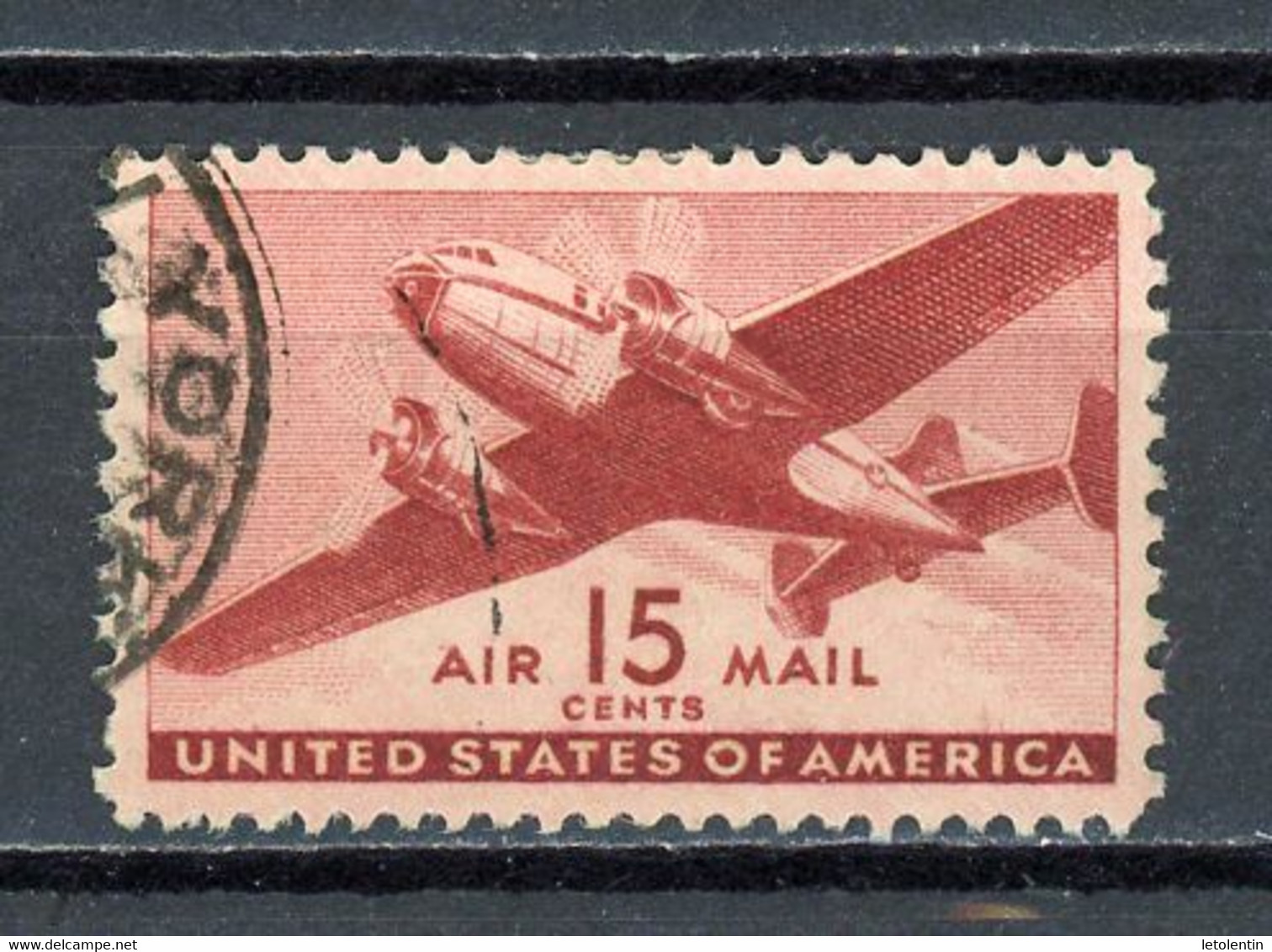 USA : -  TIMBRE DE POSTE AERIENNE - N° Yvert 29 Obli. - 2a. 1941-1960 Oblitérés