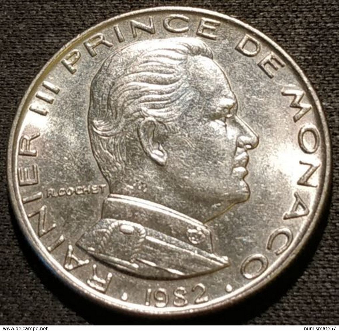 MONACO - 1 FRANC 1982 - RAINIER III - KM 140 - 1960-2001 Nouveaux Francs