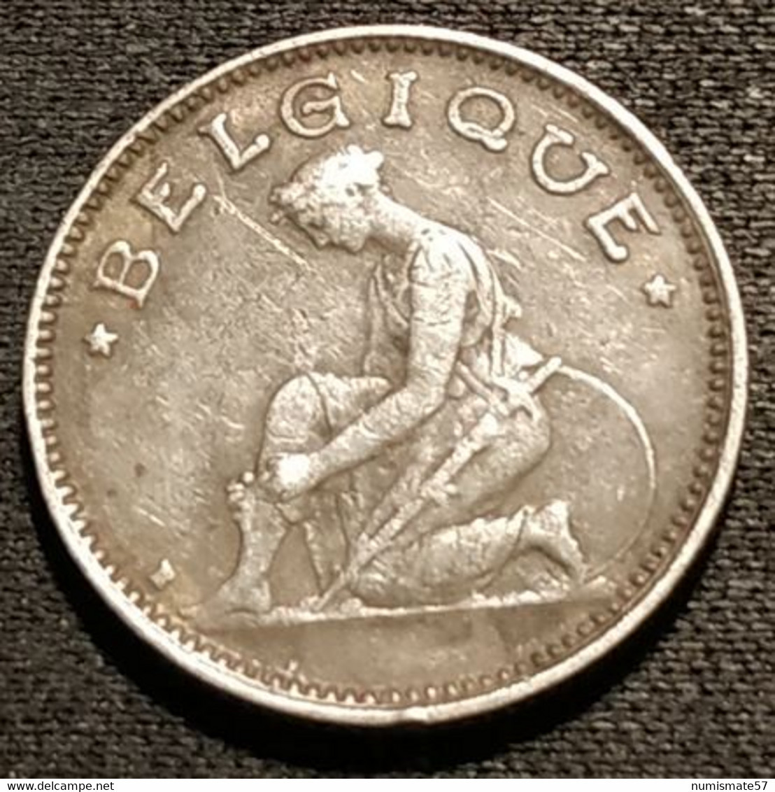 BELGIQUE - BELGIUM - 50 CENTIMES 1922 - Légende FR - Type Bonnetain - KM 87 - 50 Centimes