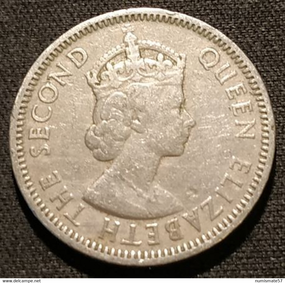 BRITISH CARIBBEAN TERRITORIES - 25 CENTS 1965 - Elizabeth II - 1ère Effigie - KM 6 - ( Caraibes ) - Britse Caribische Gebieden