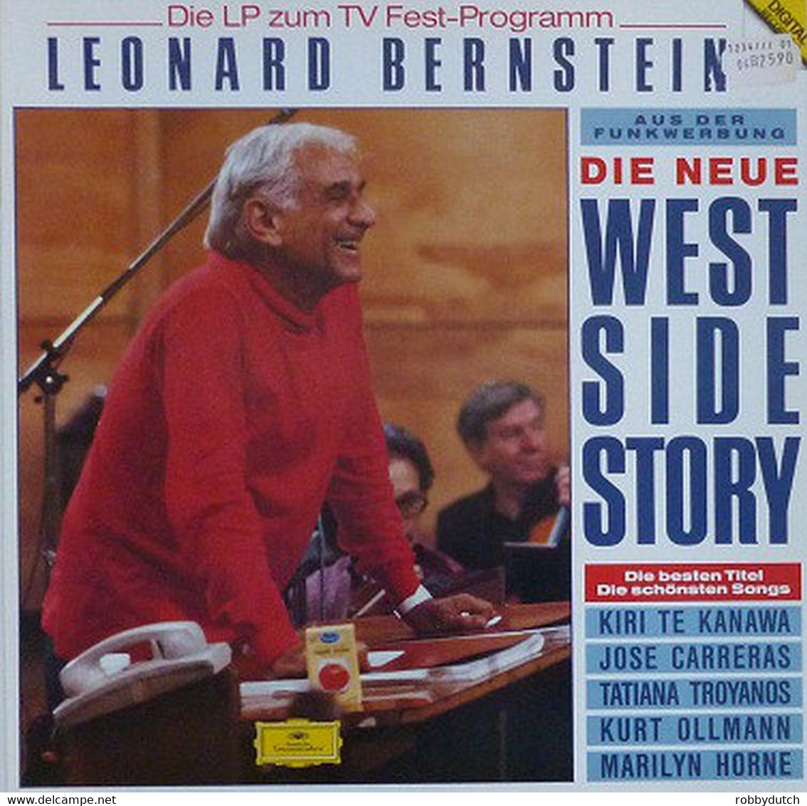 * LP * (Die Neue) WEST SIDE STORY - LEONARD BERNSTEIN (Germany 1985 EX-!!) - Musicals