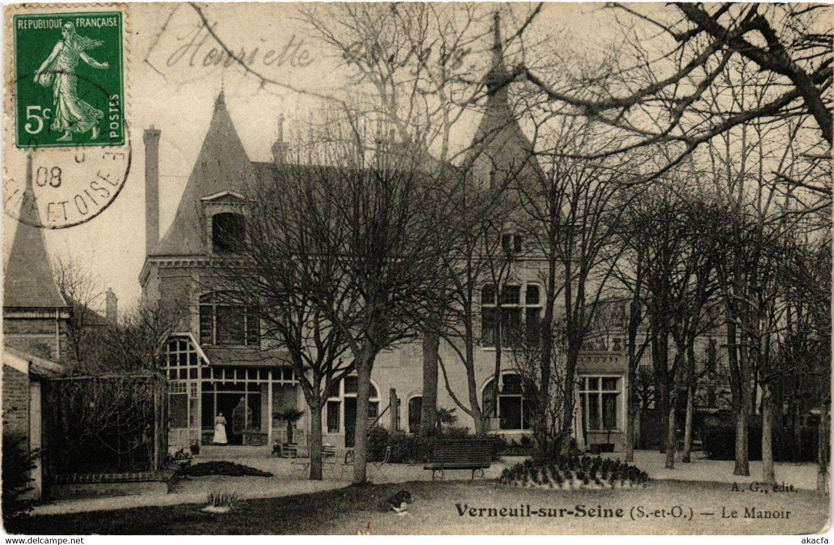 CPA VERNEUIL-sur-SEINE - Le Manoir (358777) - Verneuil Sur Seine