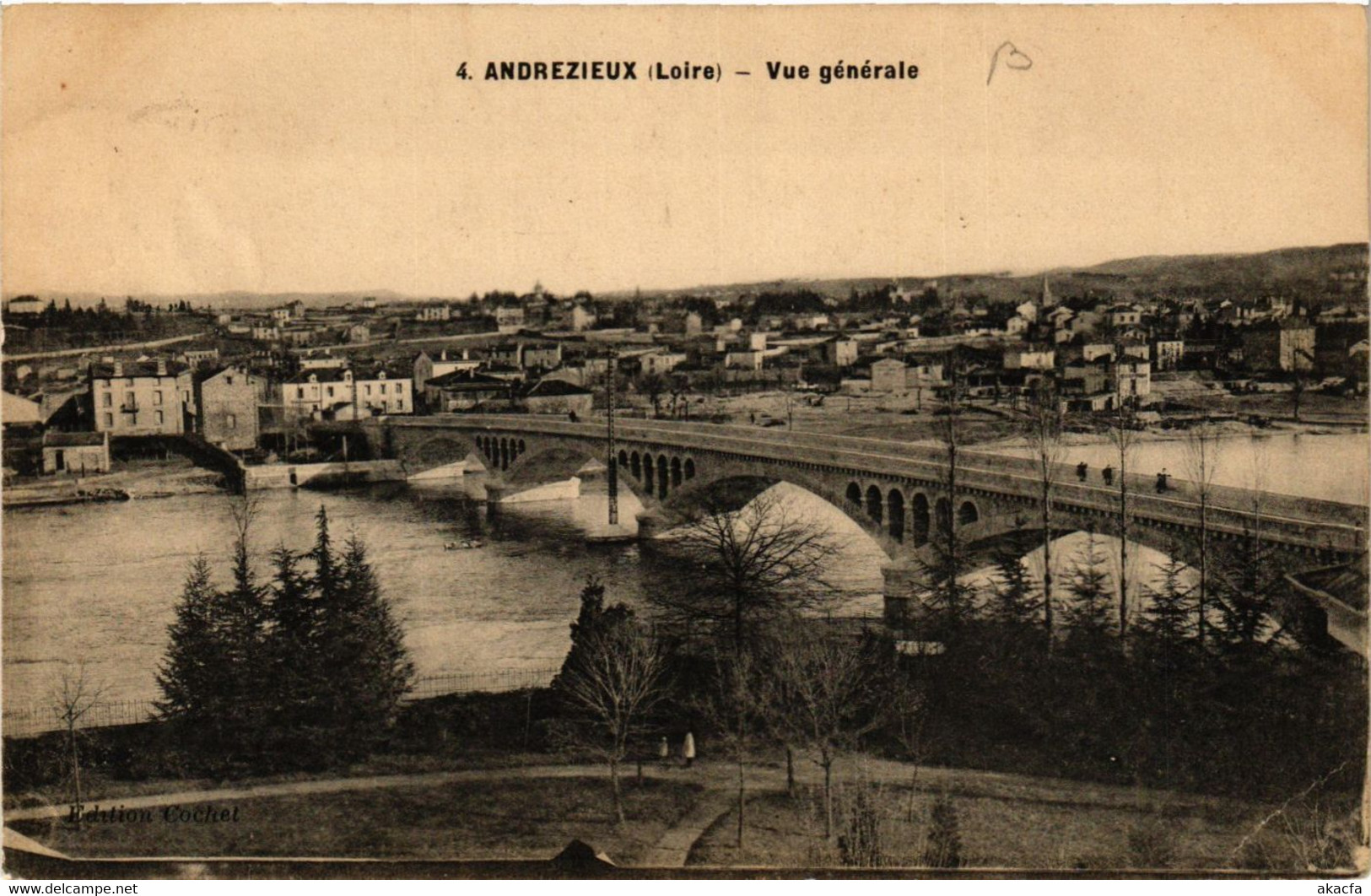 CPA ANDRÉZIEUX - Vue Générale (430310) - Andrézieux-Bouthéon