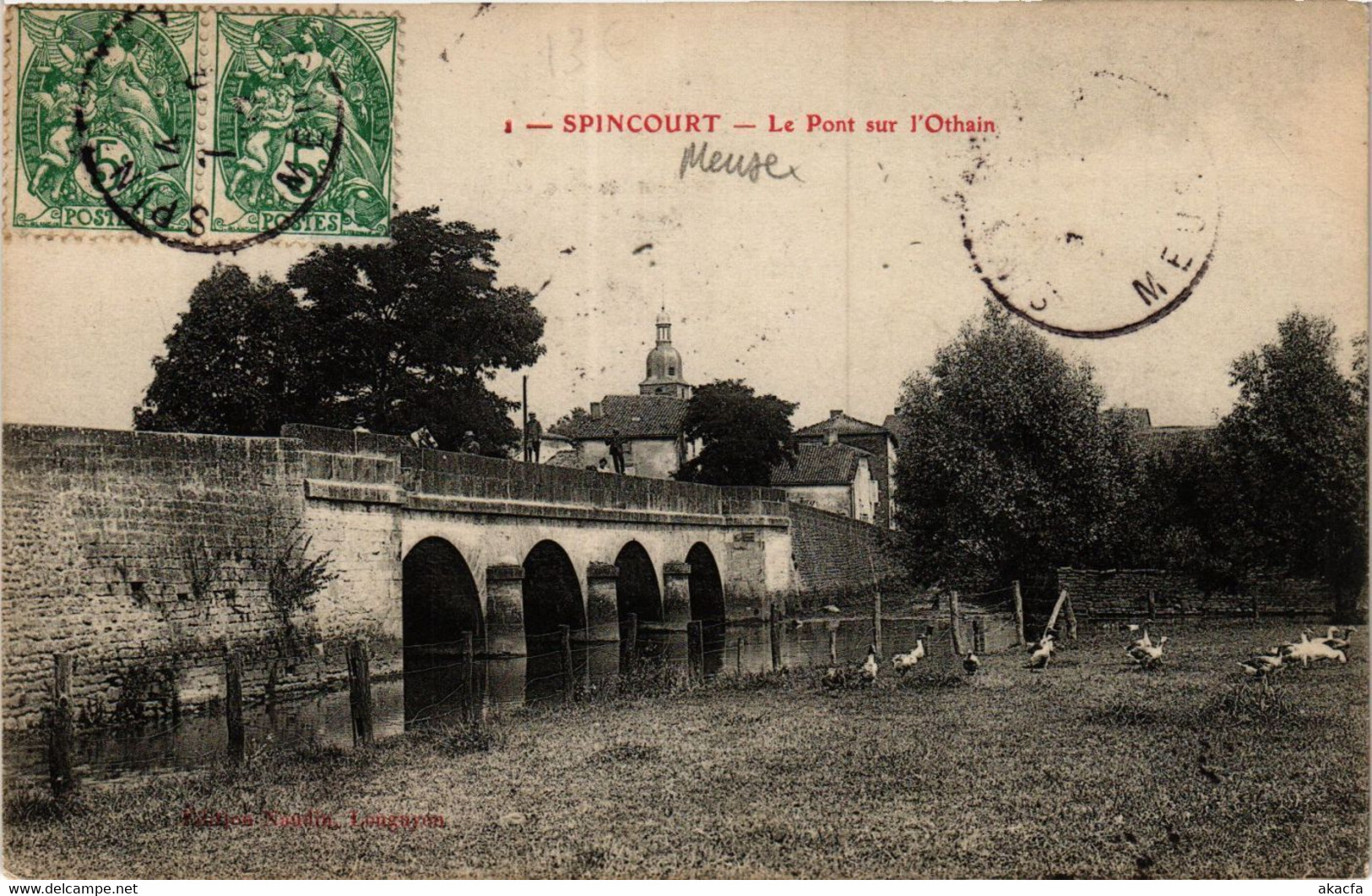 CPA Spincourt - Le Pont Sur L'Othain (432075) - Spincourt