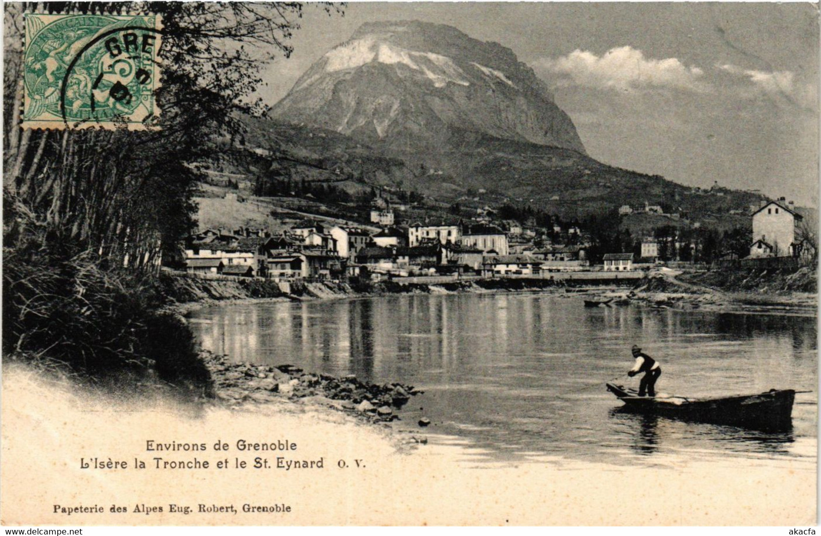 CPA Env. De GRENOBLE - L'Isere La TRONCHE Et Le St-Eynard (434305) - La Tronche