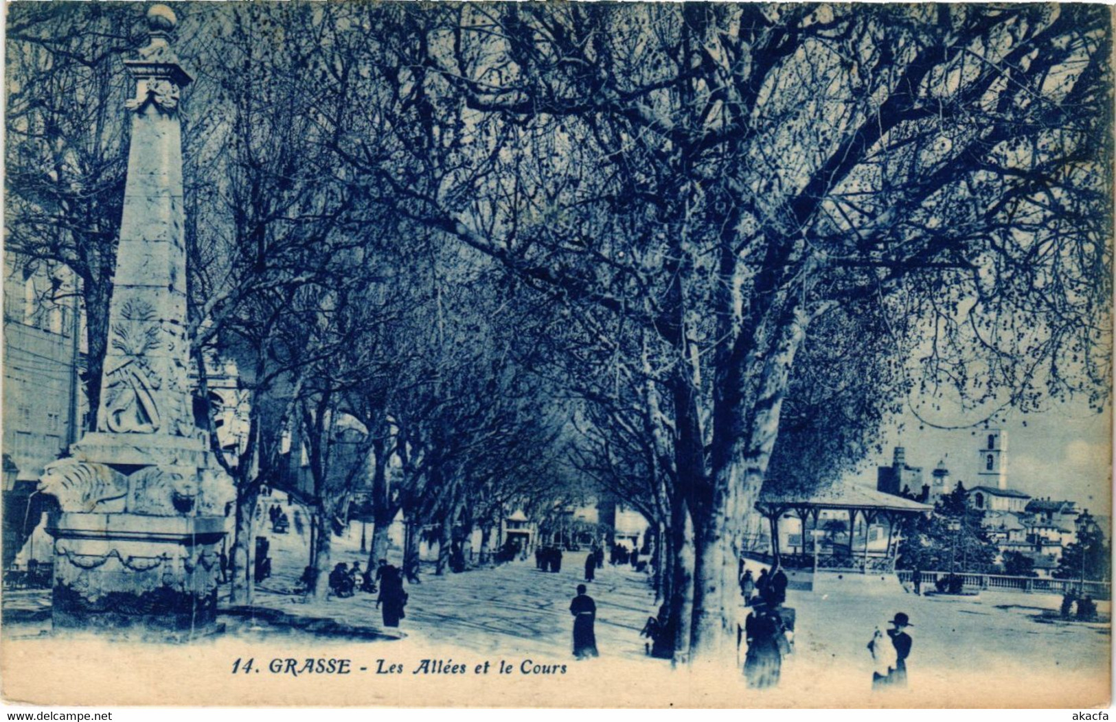 CPA GRASSE - Les Allées Et Le Cours (351372) - Grasse