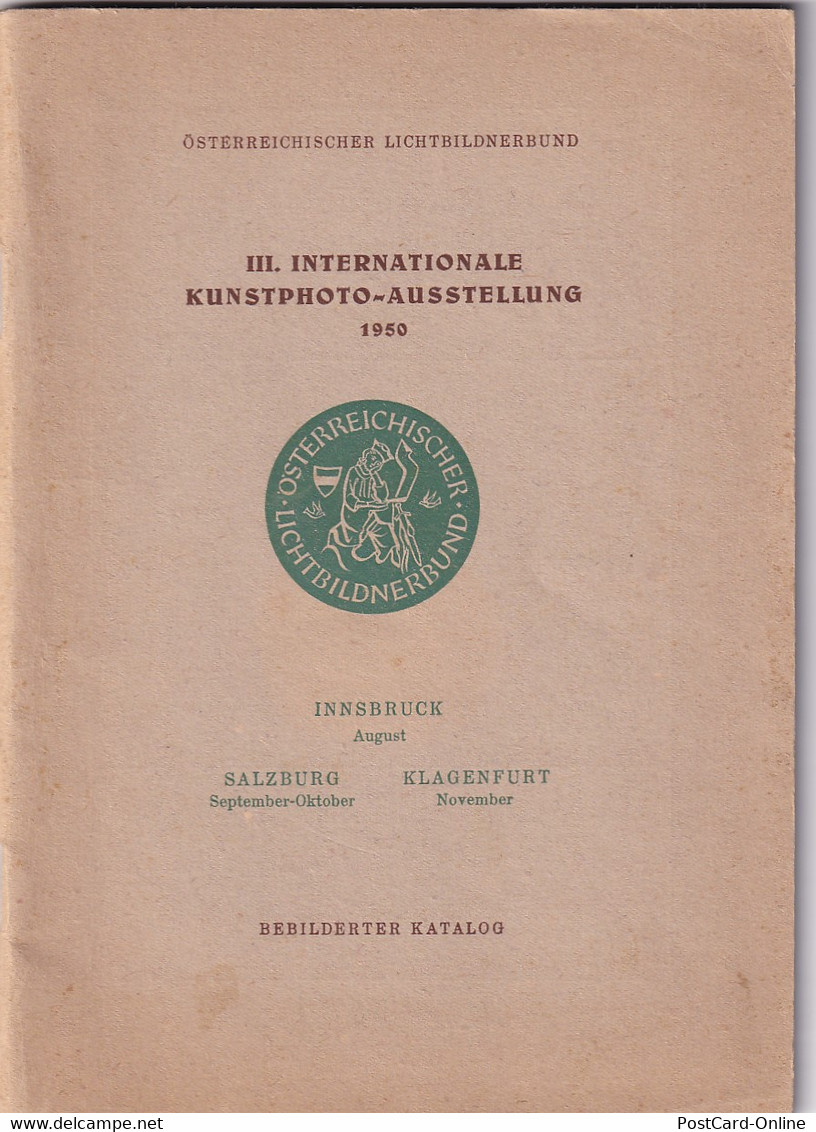 37464 - Buch - III. Internationale Kunstphoto Ausstellung 1950 - - Photography