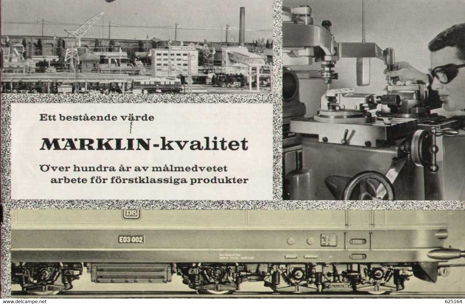 Catalogue MÄRKLIN 1966/67 Spär HO 1/87 Swedish Edition DEFEKT - NO COVER - En Suédois - Sin Clasificación
