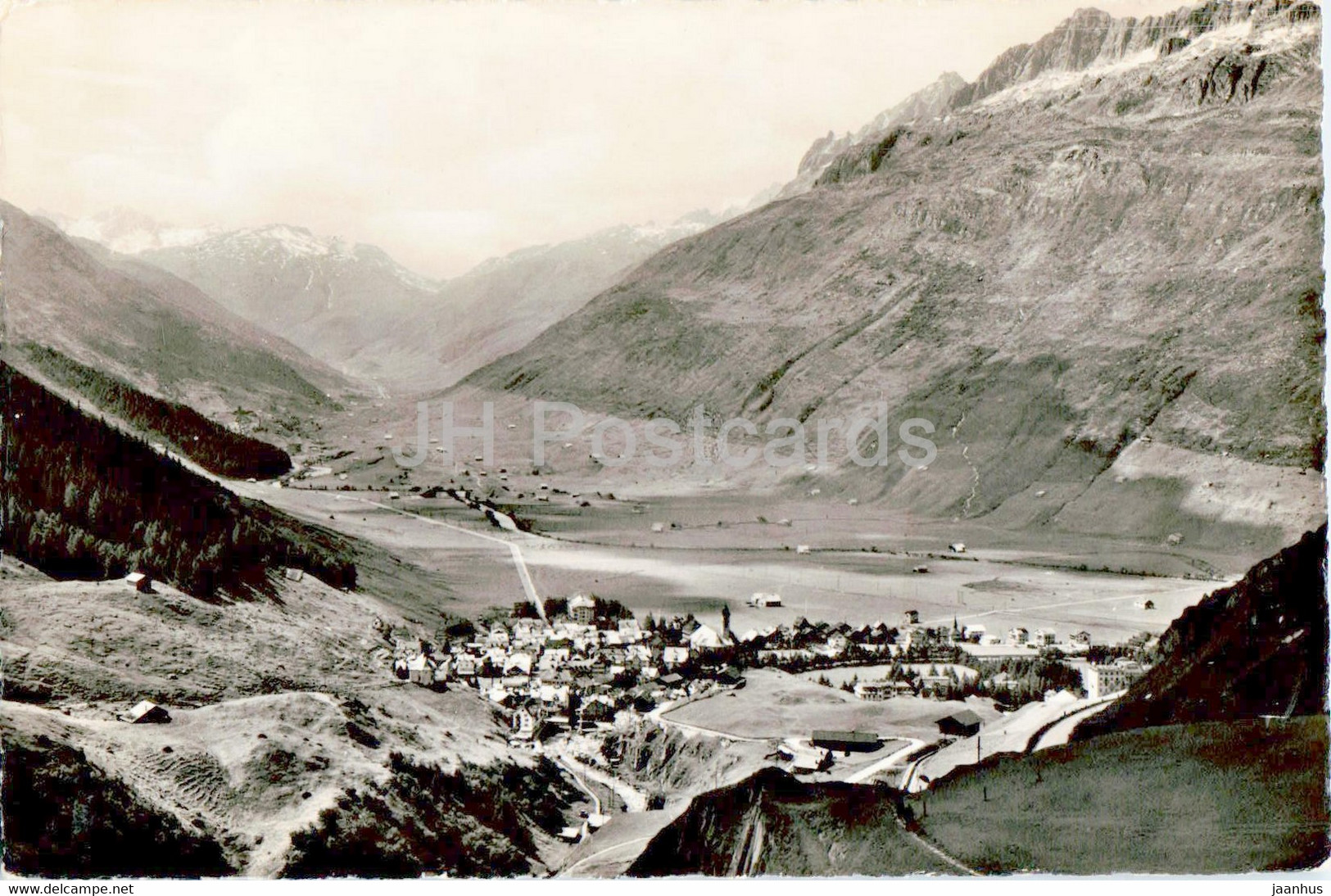 Andermatt Gegen Hospental Und Furka - 4211 - Old Postcard - Switzerland - Unused - Hospental