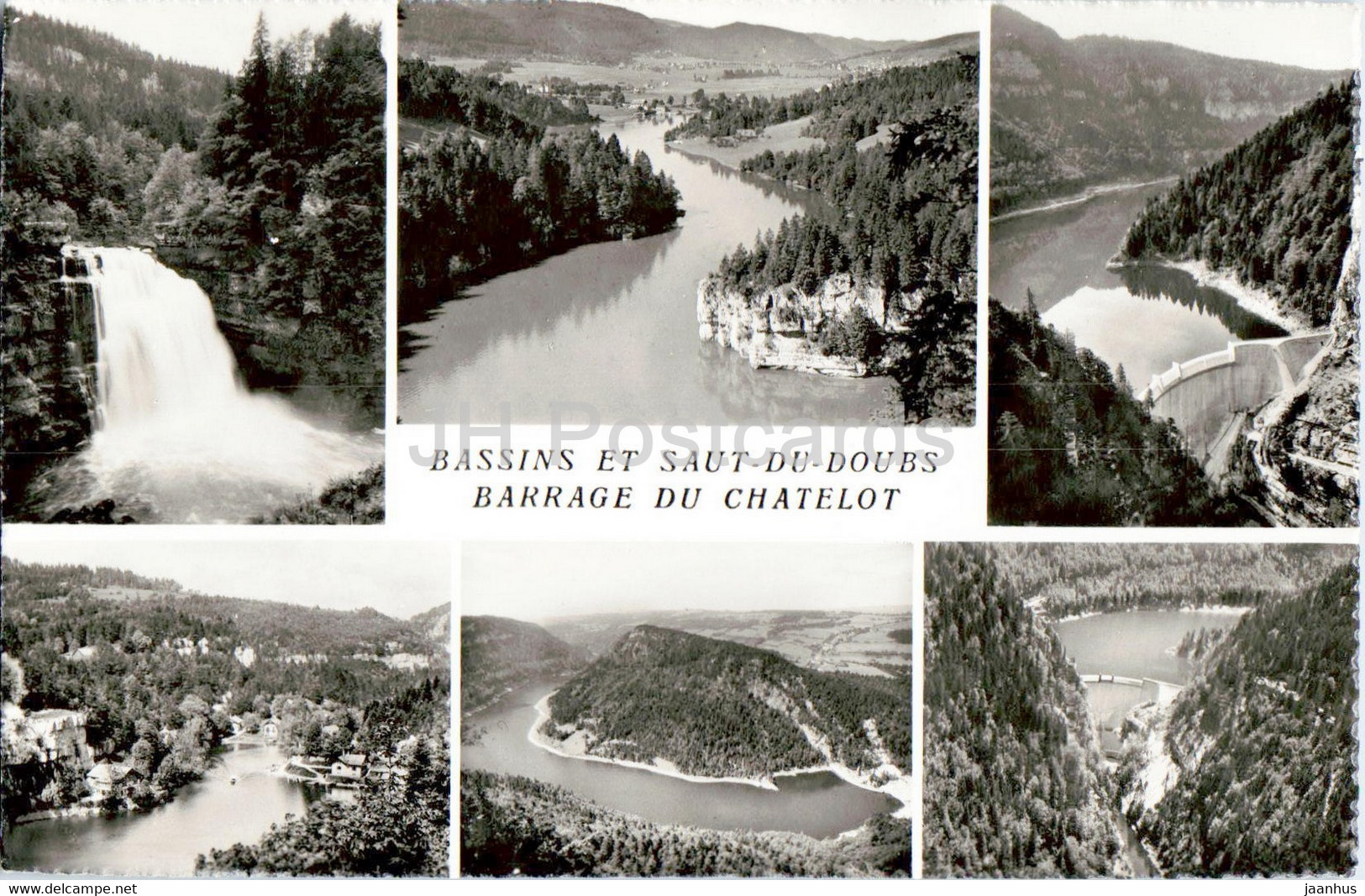 Bassins Et Saut Du Doubs - Barrage Du Chatelot - 10589 - Switzerland - Unused - Bassins