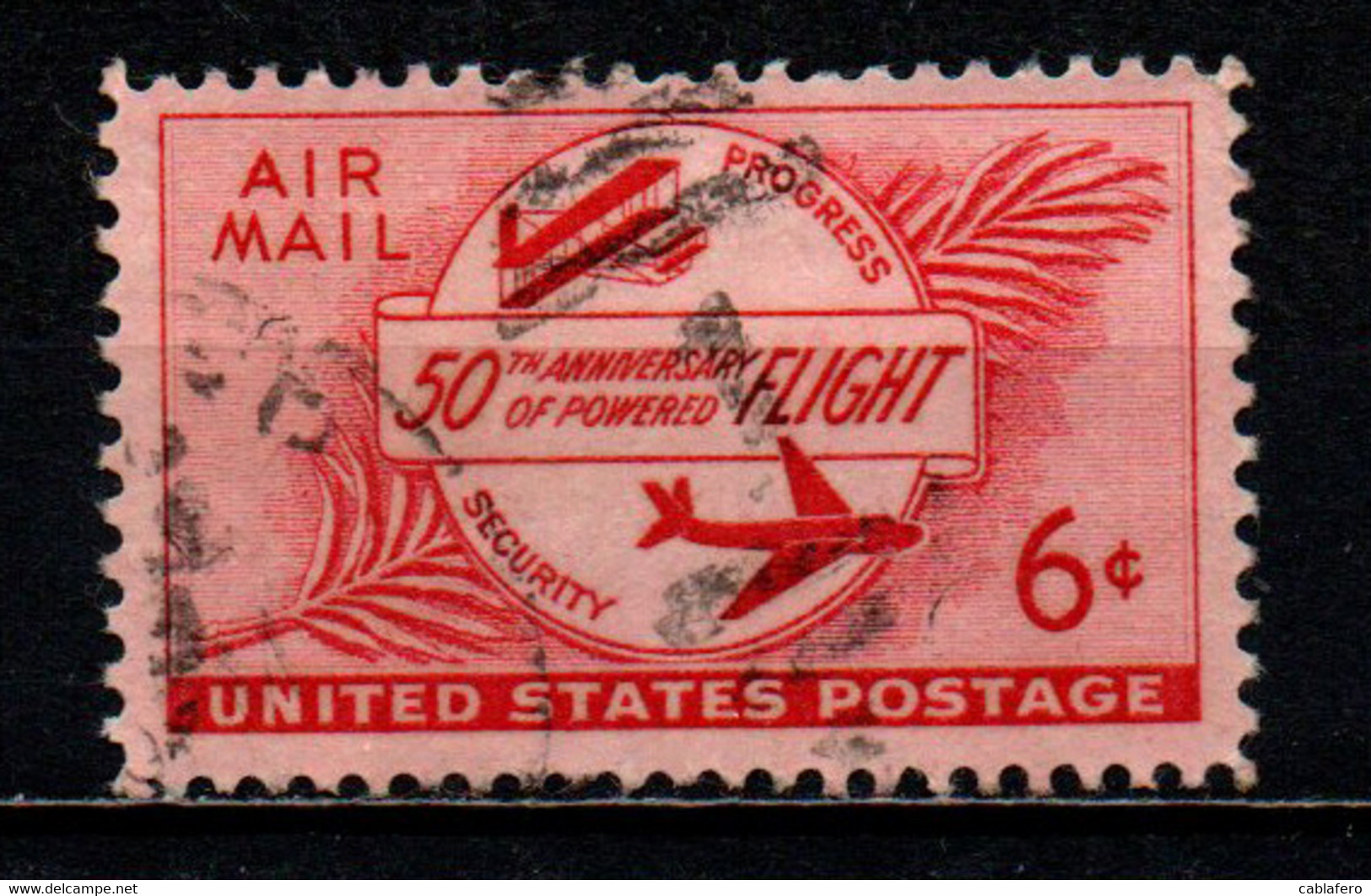 STATI UNITI - 1953 - 50th Anniversary Of Powered Flight - USATO - 2a. 1941-1960 Used