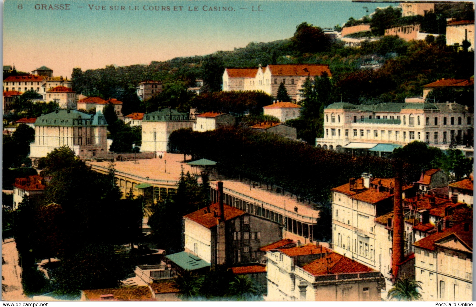 38164 - Frankreich - Grasse , Vue Sur Le Cours Et Le Casino - Nicht Gelaufen - Grasse