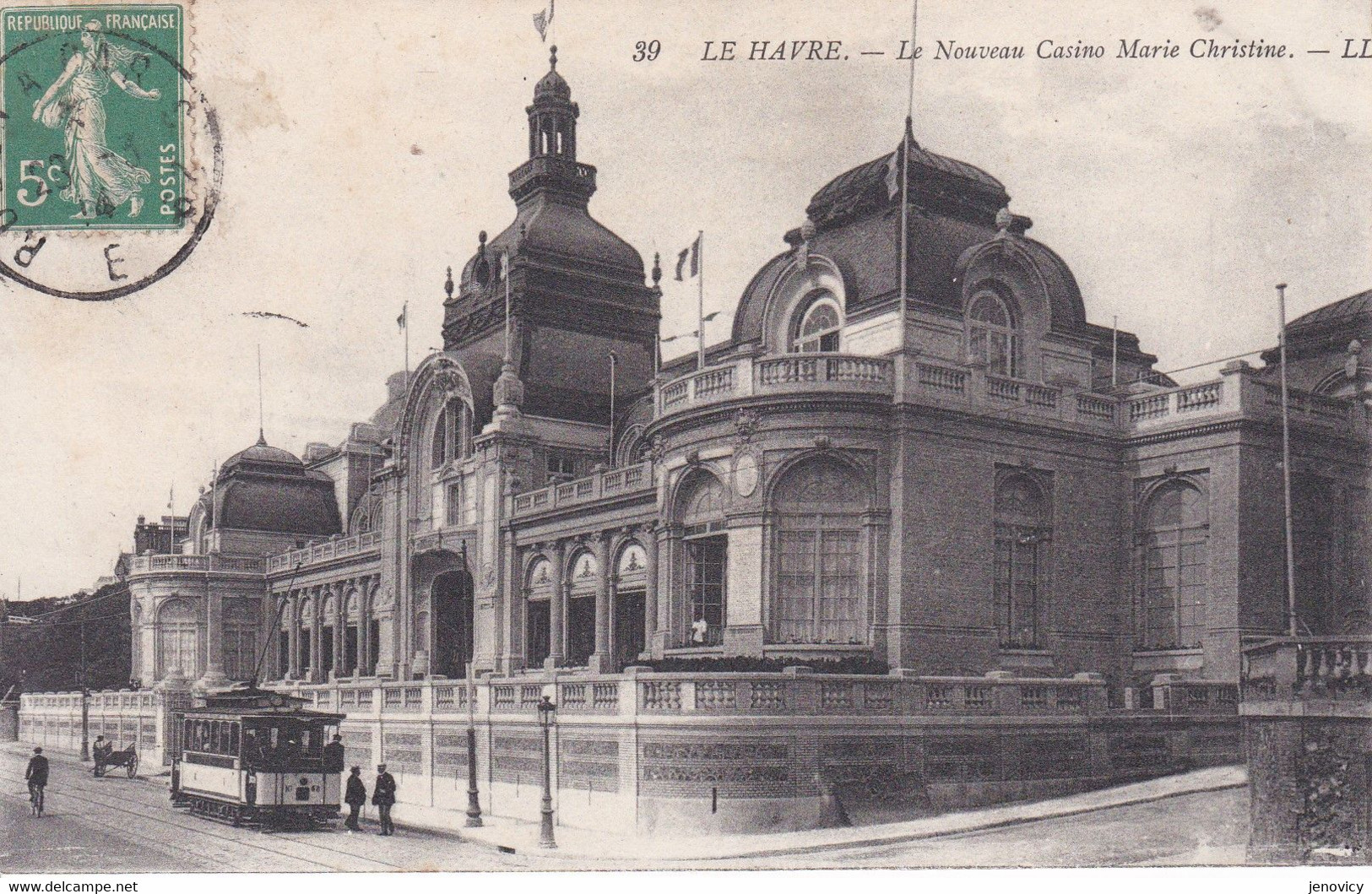 LE HAVRE LE NOUVEAU CASINO MARIE CHRISTINE ,TRAMWAY    REF VEZ77526 - Casinos