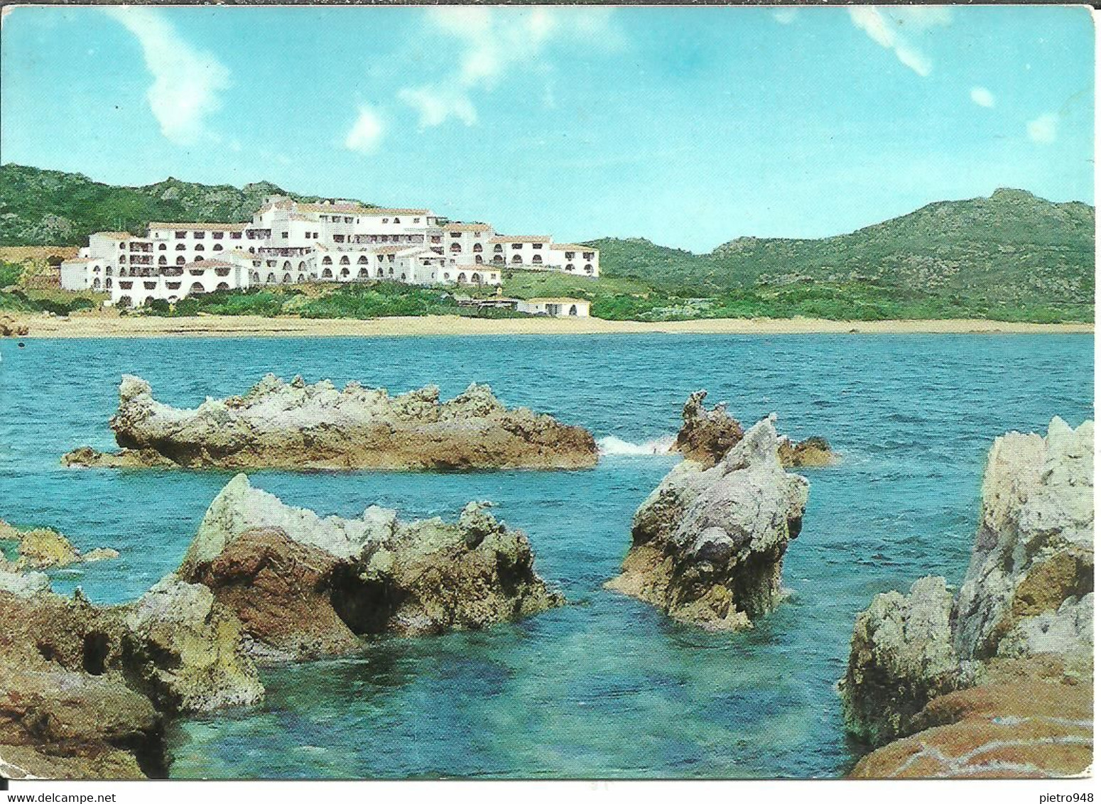 Arzachena (Olbia) Romazzino, Panorama Dal Mare, View Seen From The Sea, Vue De La Mer - Olbia