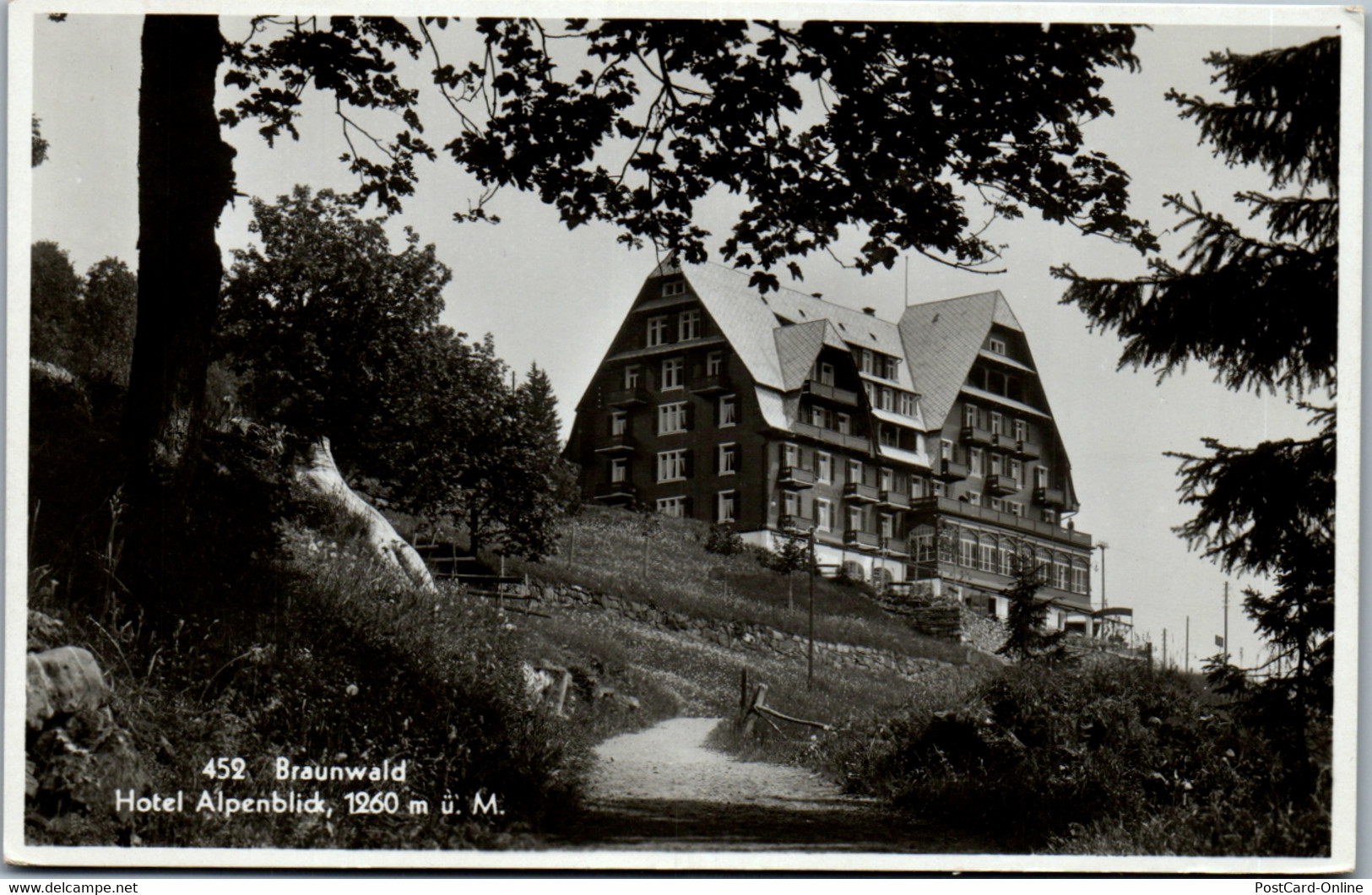 38596 - Schweiz - Braunwald , Hotel Alpenblick - Nicht Gelaufen - Braunwald