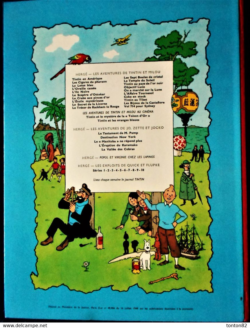 Hergé - Le Stratonef H. 22 / 1er épisode - " Le Testament De M. Pump " - Les Aventures De Jo, Zette Et Jocko - ( 1966 ) - Jo, Zette & Jocko