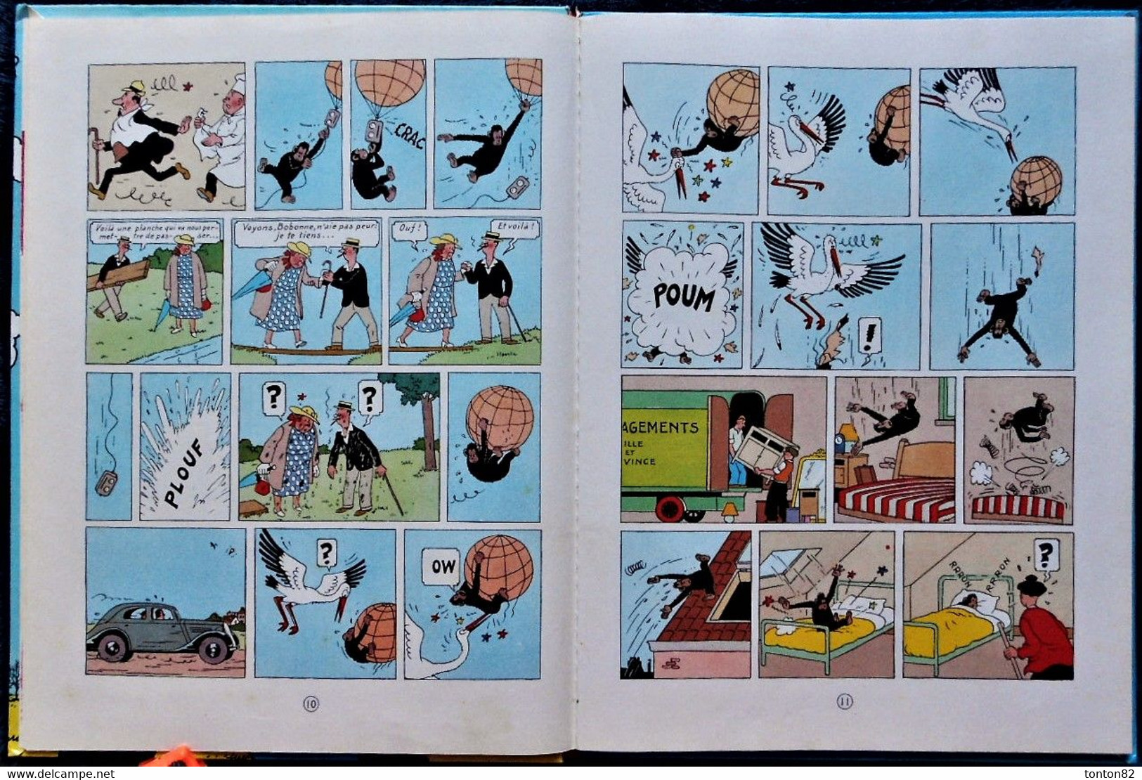 Hergé - Le Stratonef H. 22 / 1er épisode - " Le Testament De M. Pump " - Les Aventures De Jo, Zette Et Jocko - ( 1966 ) - Jo, Zette & Jocko