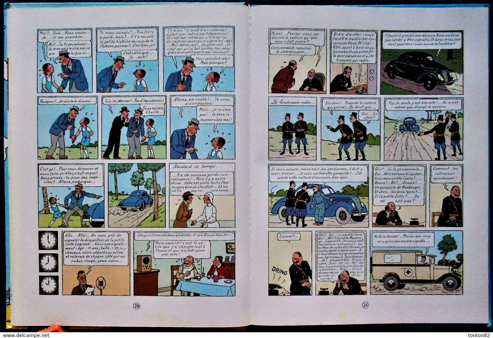 Hergé - Le Stratonef H. 22 / 1er épisode - " Le testament de M. Pump " - Les Aventures de Jo, Zette et Jocko - ( 1966 )