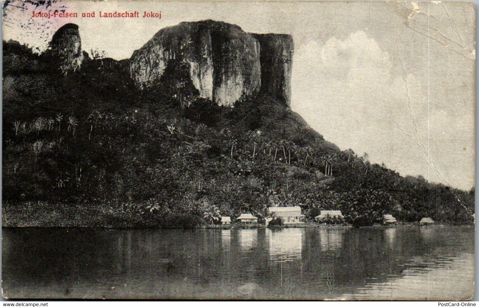 38670 - Mikronesien - Deutsche Kolonien Karolinen Ponape Jokoj Felsen Und Landschaft Jokoj - Gelaufen 1914 - Micronesia