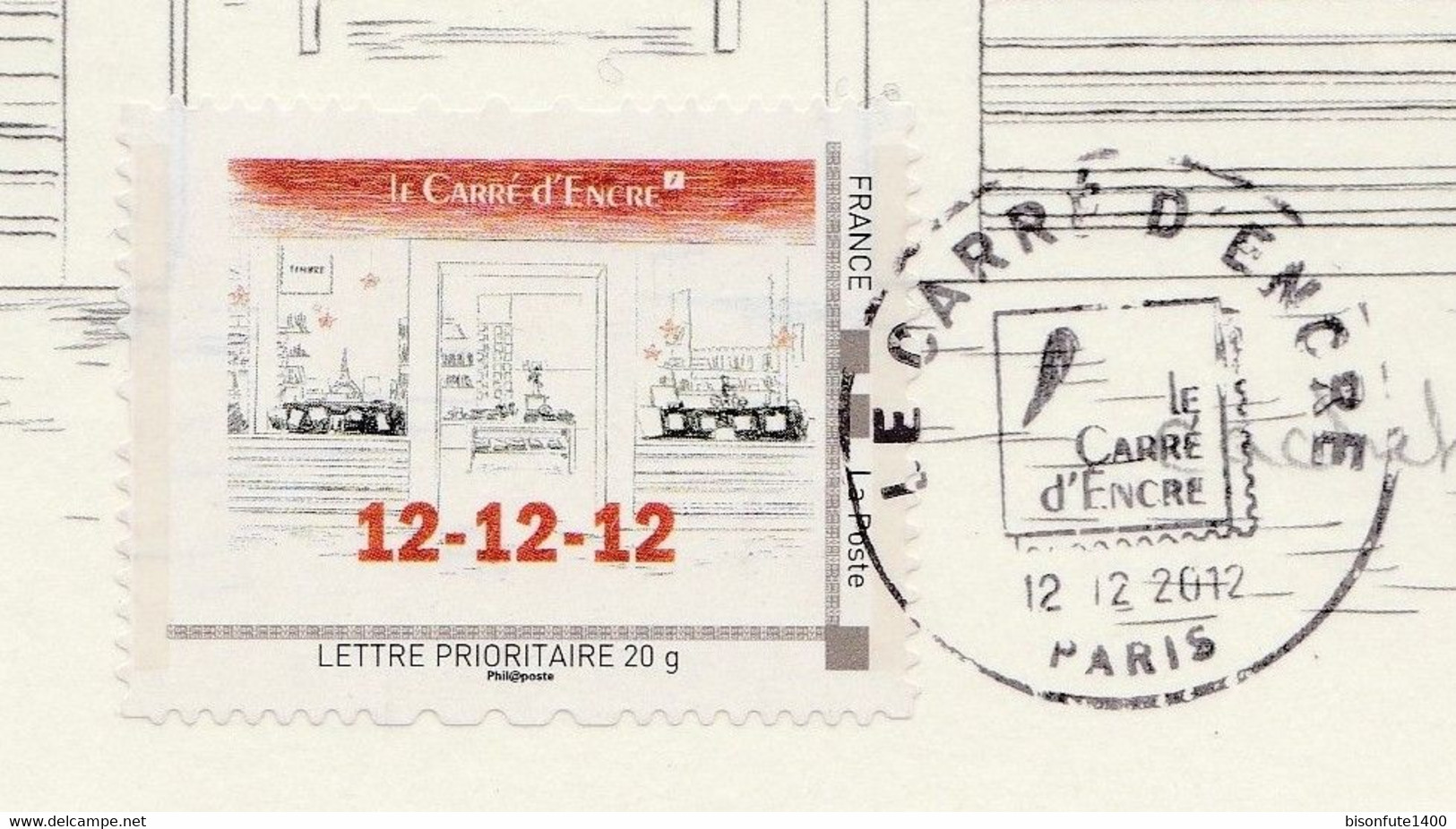 Série Complète Collector 2012 : Le Carré D'Encre, Vendue Avec Sa Feuille De Présentation (*) ( Voir Photos ). - Collectors