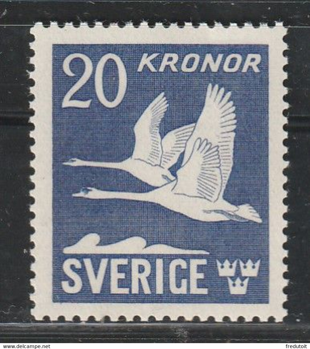 SUEDE - P.A N°7 ** (1942) Vol De Cygnes - Unused Stamps