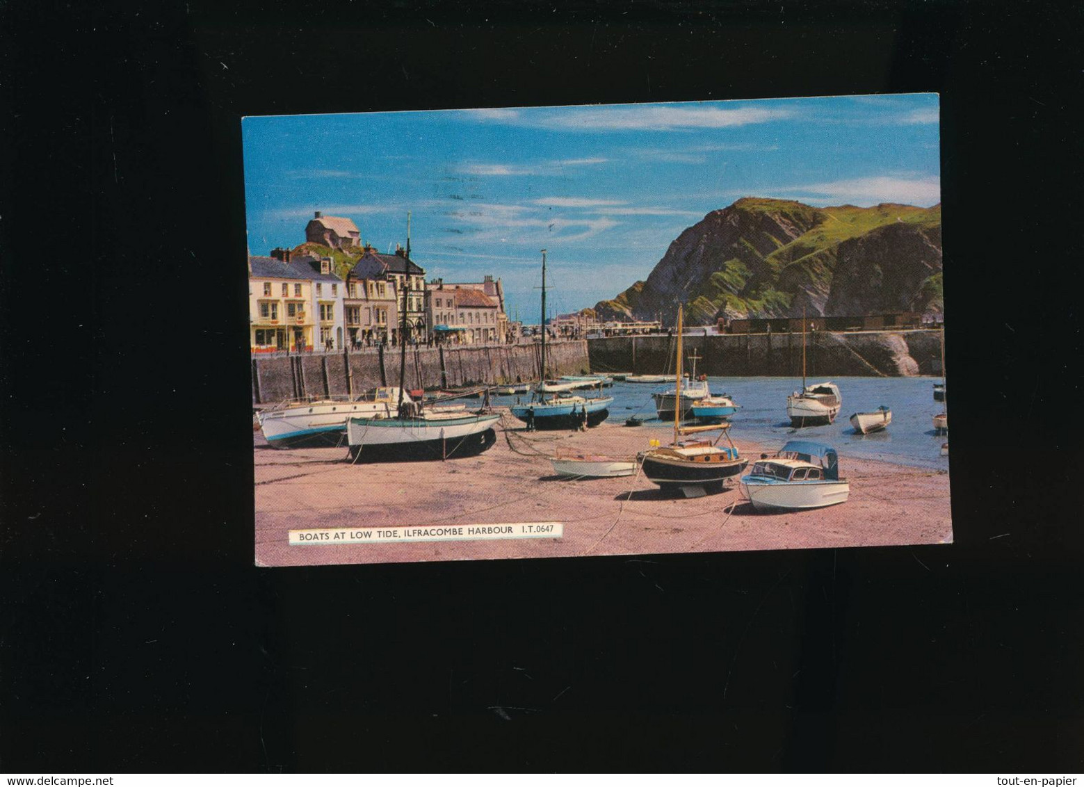 CPSM  Angleterre - Boats At Low Yide Ilfracombe Harbour - Devon 1964 - Ilfracombe