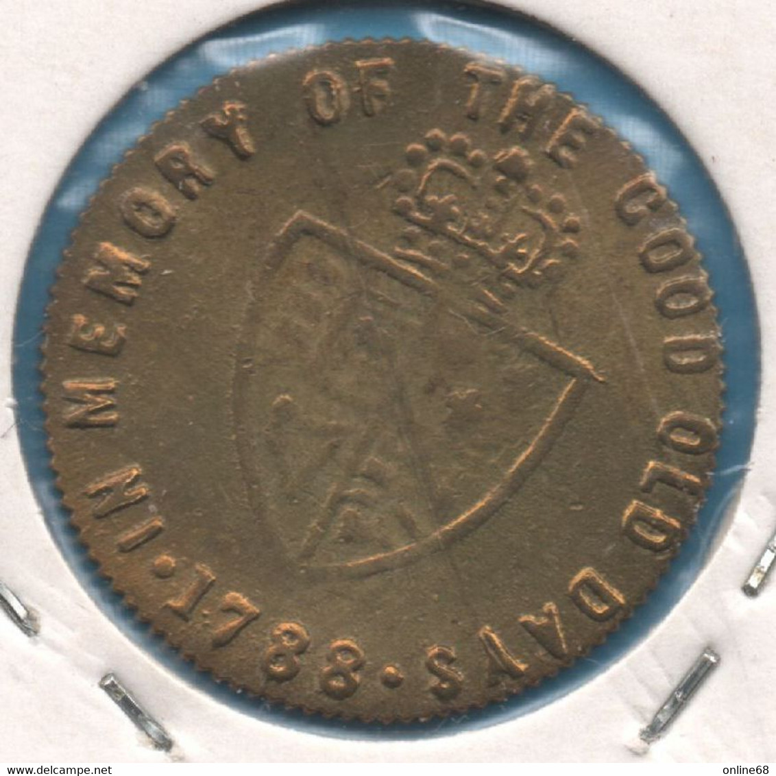 UK GEORGIVS III DEI GRATA IN MEMORY OF THE GOOD OLD DAYS 1788 - Firma's