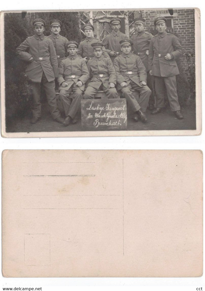 Brasschaet  Brasschaat  FOTOKAART Van Duitse Soldaten Tijdens De Eerste Wereldoorlog - Brasschaat