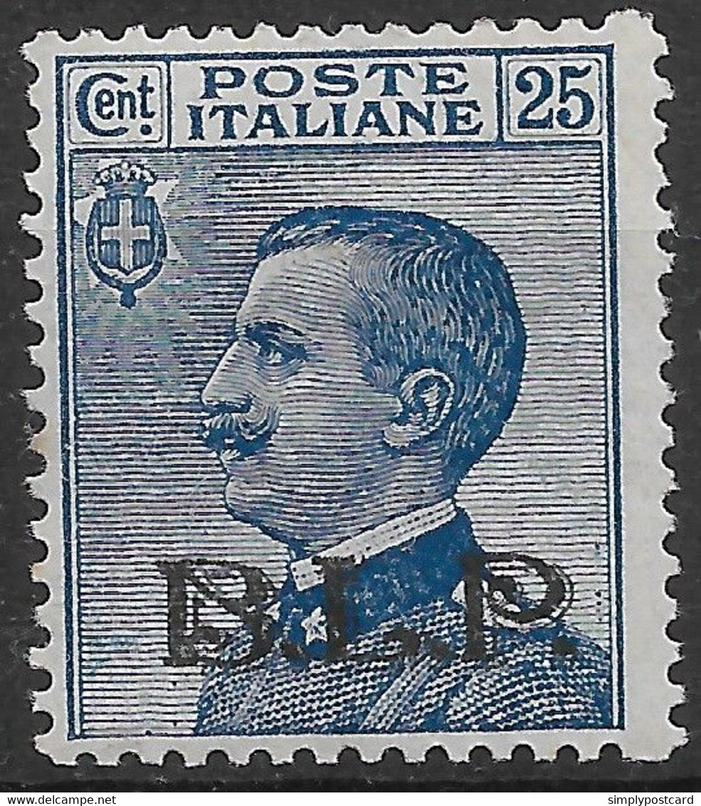 ITALIA REGNO - 1922-23 - FRANCOBOLLO DEL 1901-19 SOVRASTAMPA BLP DA 25 CENTESIMI - SECONDO TIPO - MNH** - W17 - Zegels Voor Reclameomslagen (BLP)