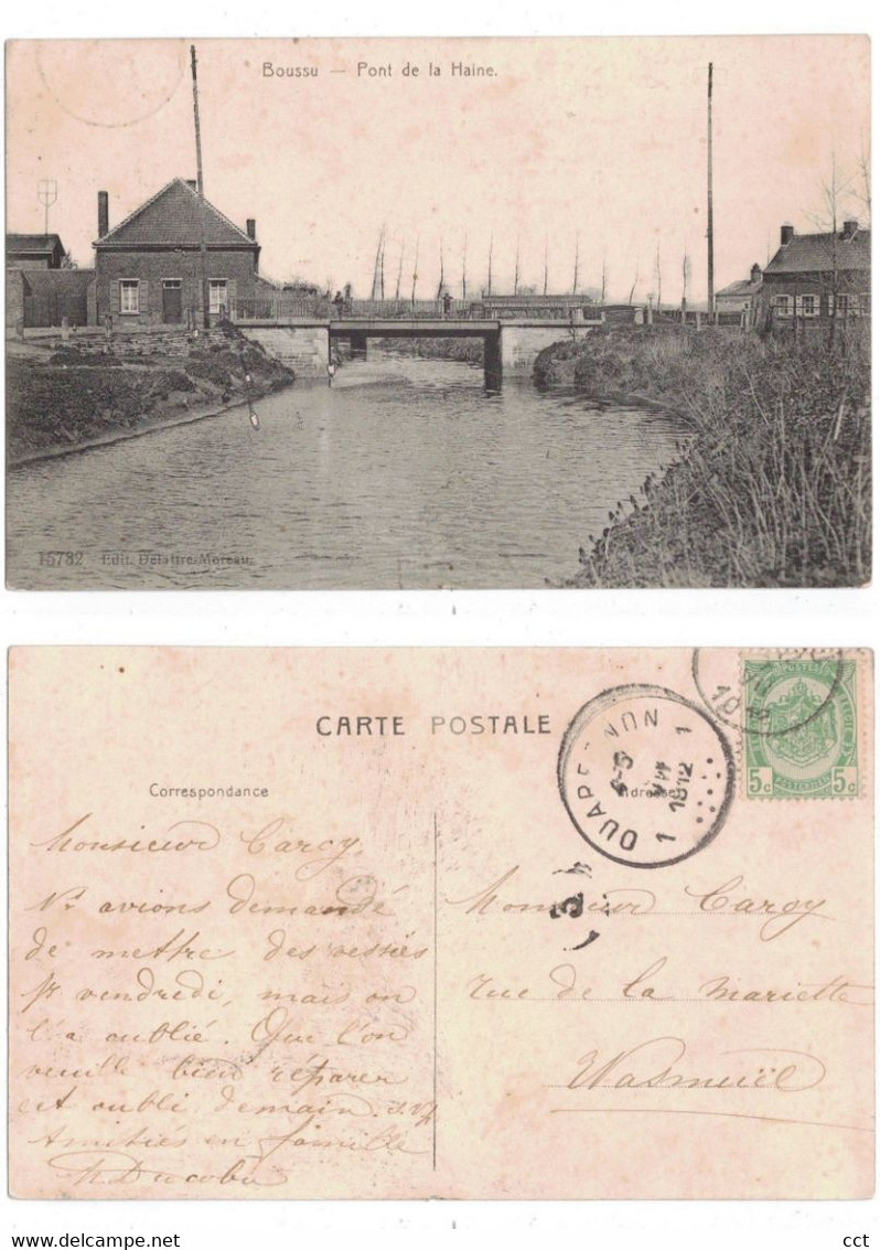 Boussu   Pont De La Haine - Boussu