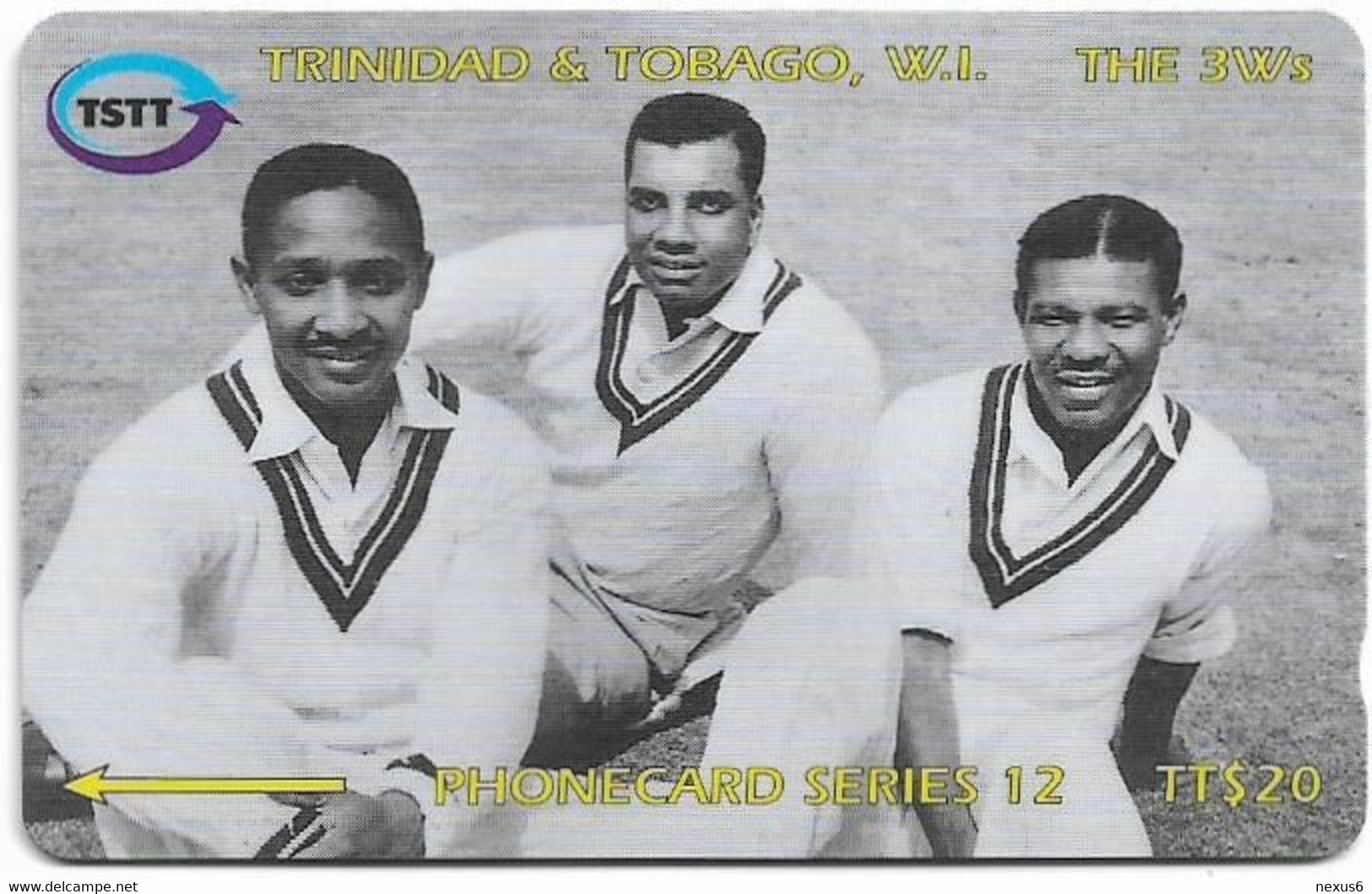 Trinidad & Tobago - TSTT (GPT) - Cricket - The 3 W - 118CTTC (Normal 0) - 1996, 222.000ex, Used - Trinidad & Tobago