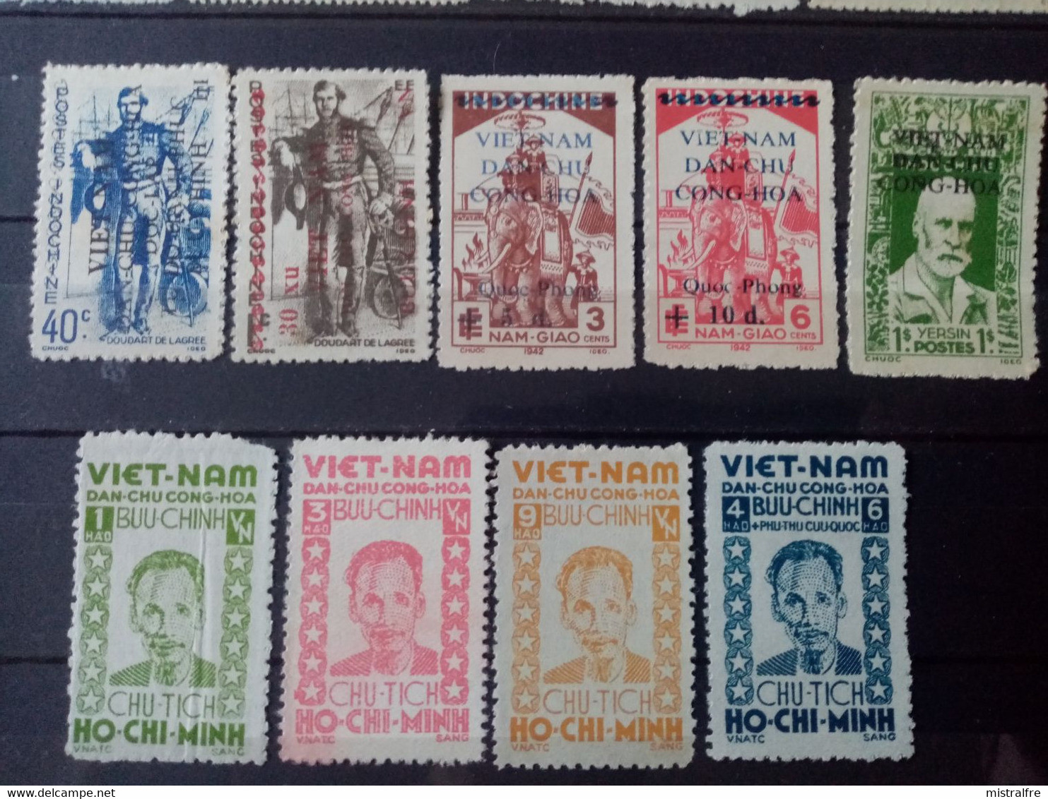 VIET NAM NORD. 1945-48 . N° 1 à 50 .LOT De 29  NEUFS SANS Charnières. Côte YT 2014 : 74,35 € - Vietnam