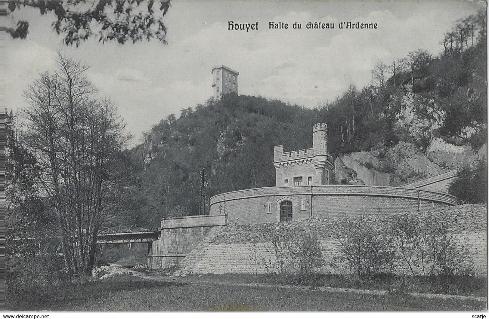 Houyet   Halte Du Château D'Ardenne. - Houyet