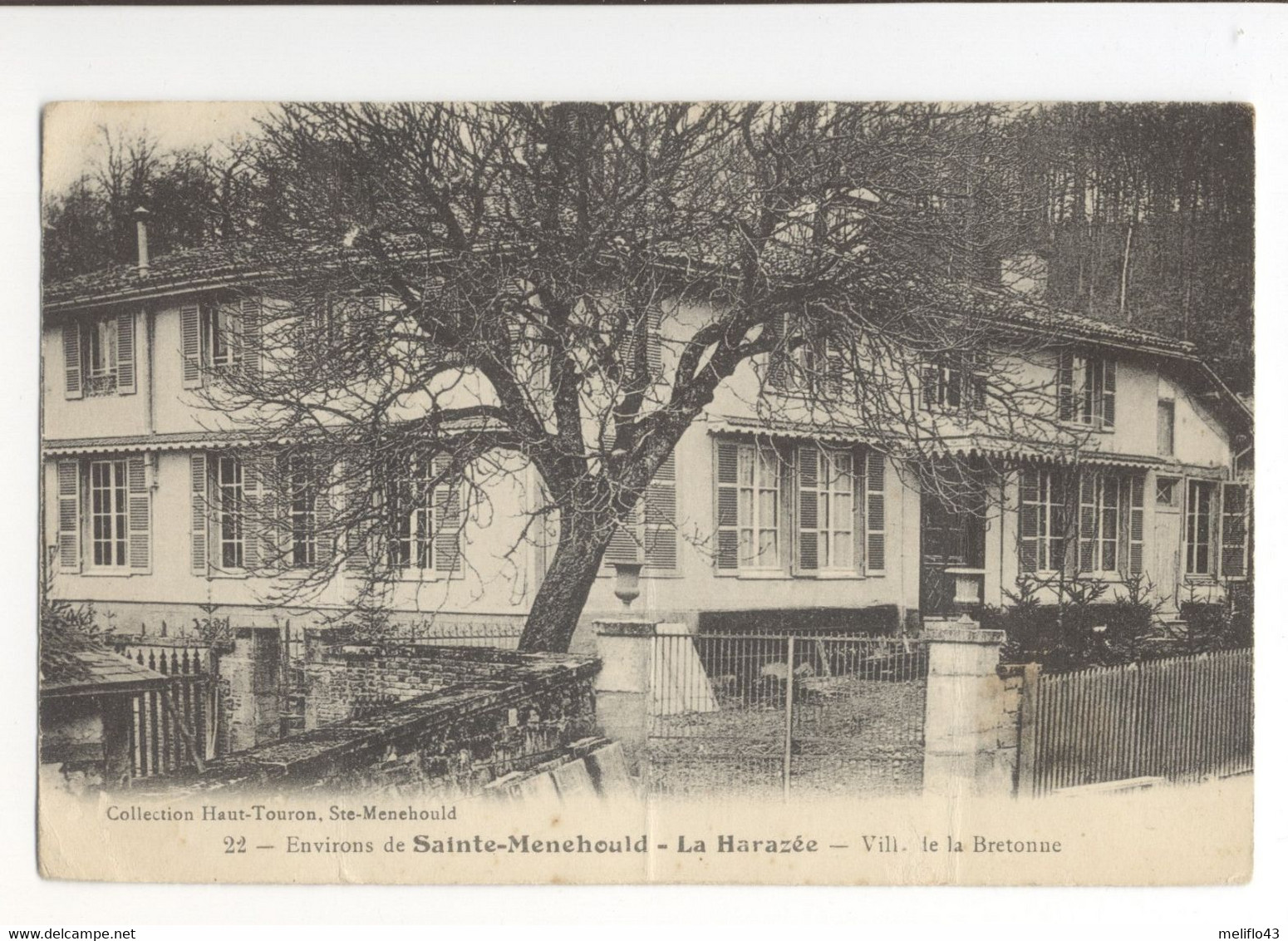 51/CPA - Environs Sainte Menehould - La Harazée - Villa De La Bretonne - Sainte-Menehould