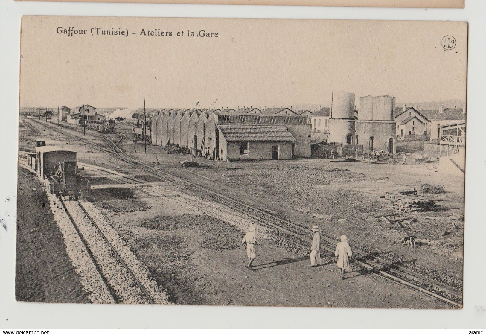 CPA-GAFFOUR - Ateliers Et La Gare  Circulée TBE Animée Peu Connue - Tunisie