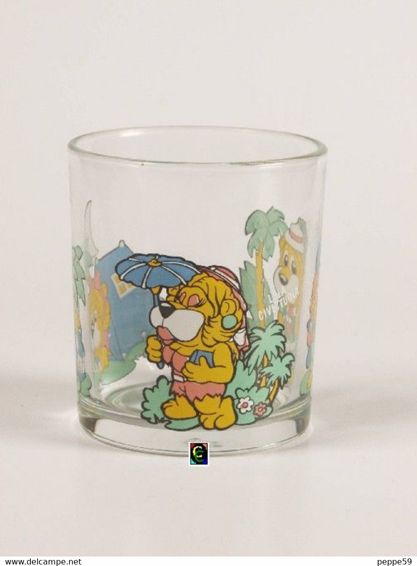 Bicchiere O Bicchieri Nutella Kinder Ferrero 1993 - Leoventuras  1 ( Glass - Glasses - Verres - Vasos - Glaser ) - Nutella