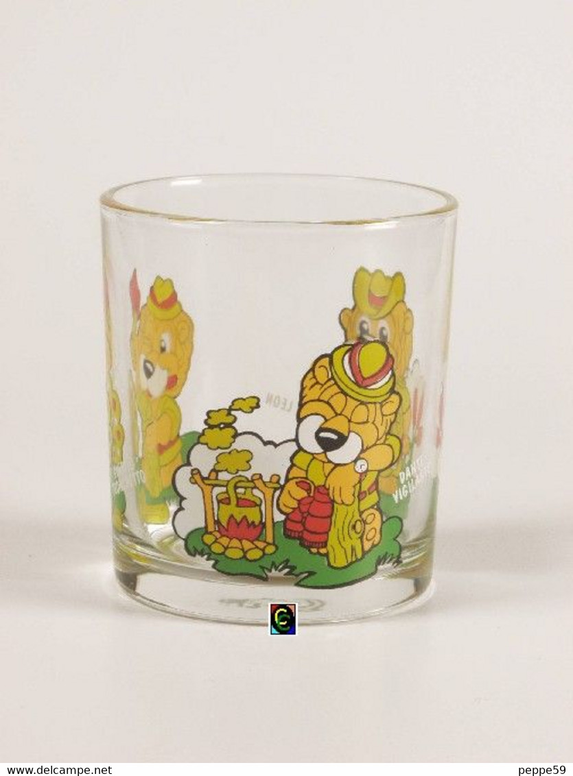 Bicchiere O Bicchieri Nutella Kinder Ferrero 1993 - Leoventuras  2 ( Glass - Glasses - Verres - Vasos - Glaser ) - Nutella