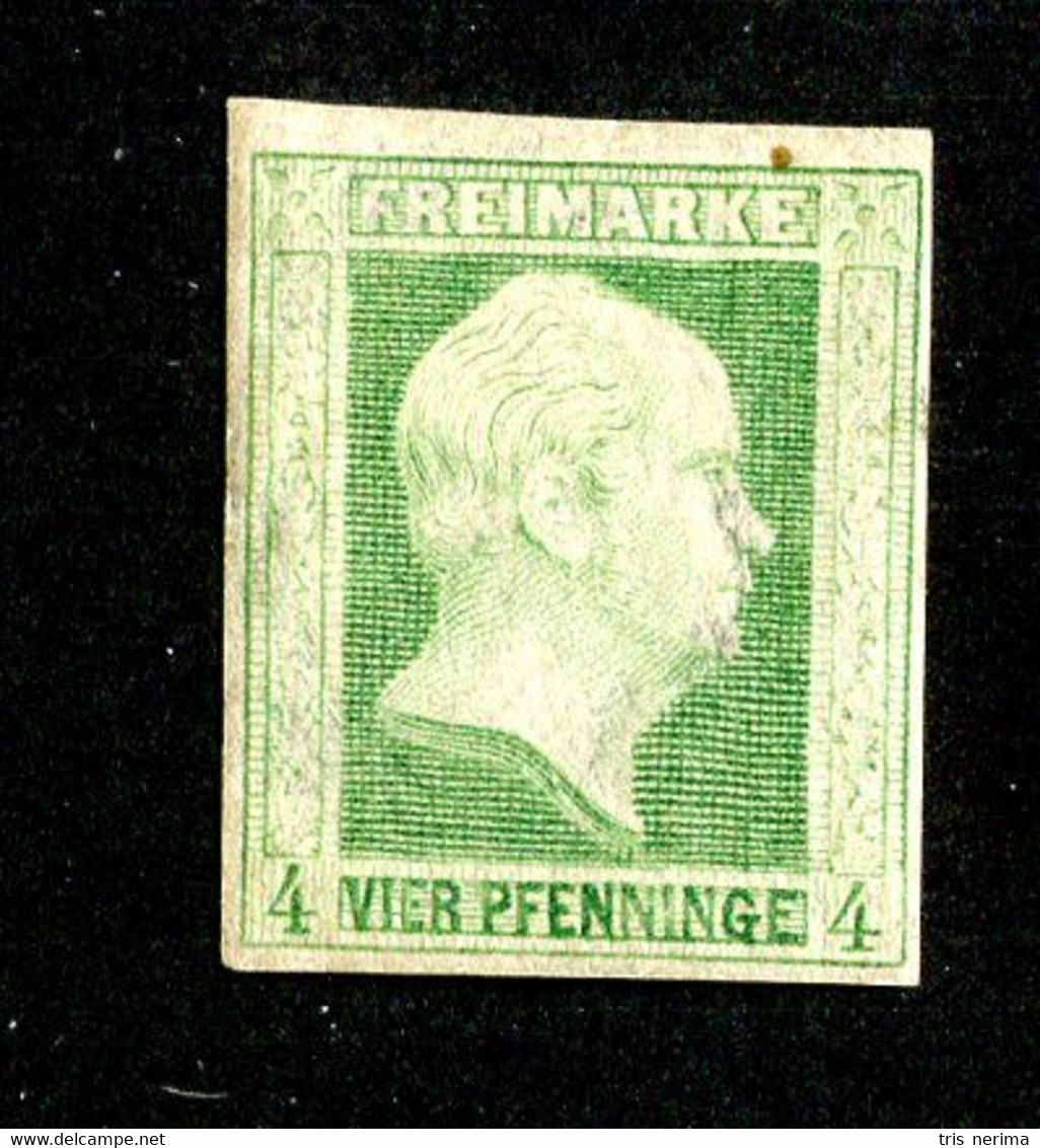 LOT087 Prussia 1856 Mi.5a / Scott 1 M*  ( Cat.€140. ) - Nuevos