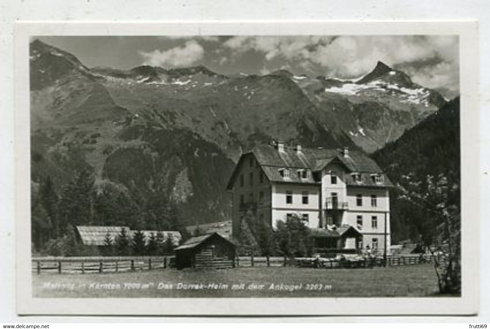 AK 087330 AUSTRIA - Mallnitz In Kärnten - Das Dorrek-Heim Mit Dem Ankogel - Mallnitz