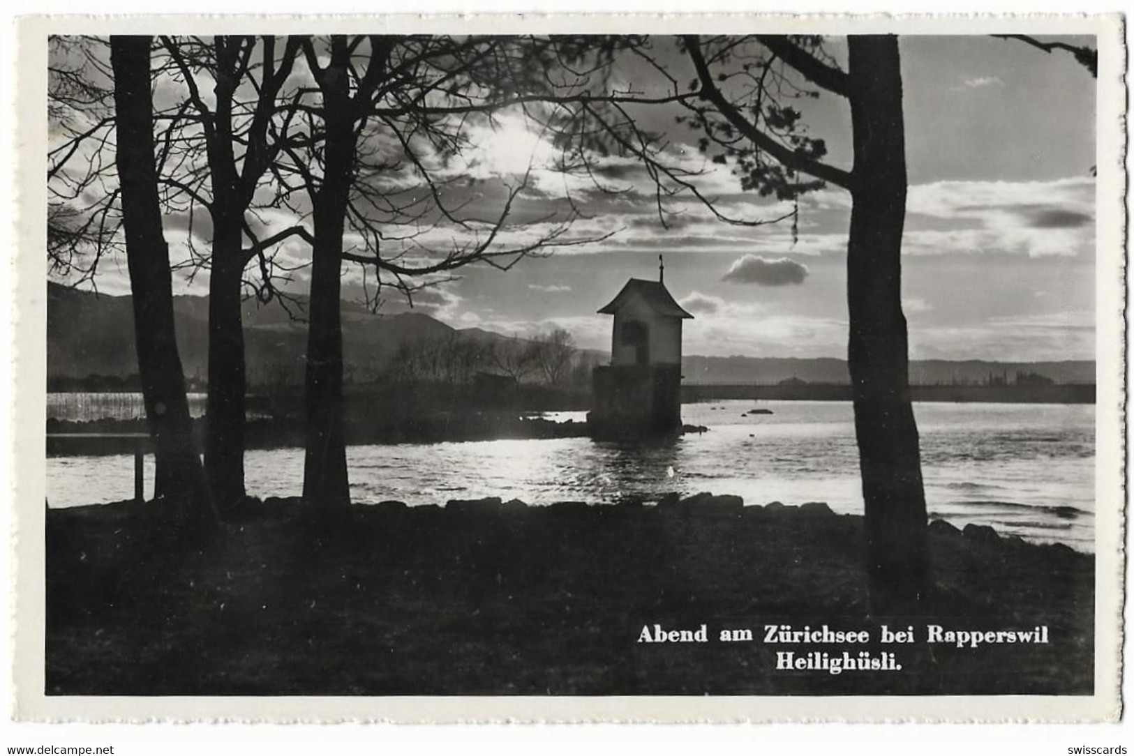 RAPPERSWIL: Heilighüsli, Gaberell-Foto-AK 1947 - Rapperswil-Jona