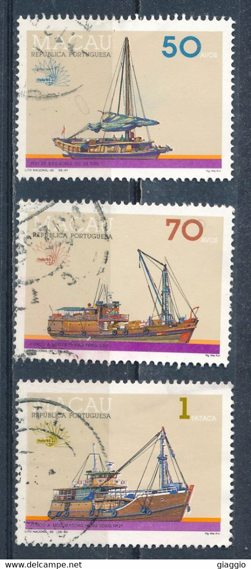 °°° MACAO MACAU - Y&T N°519/21 - 1985 °°° - Used Stamps