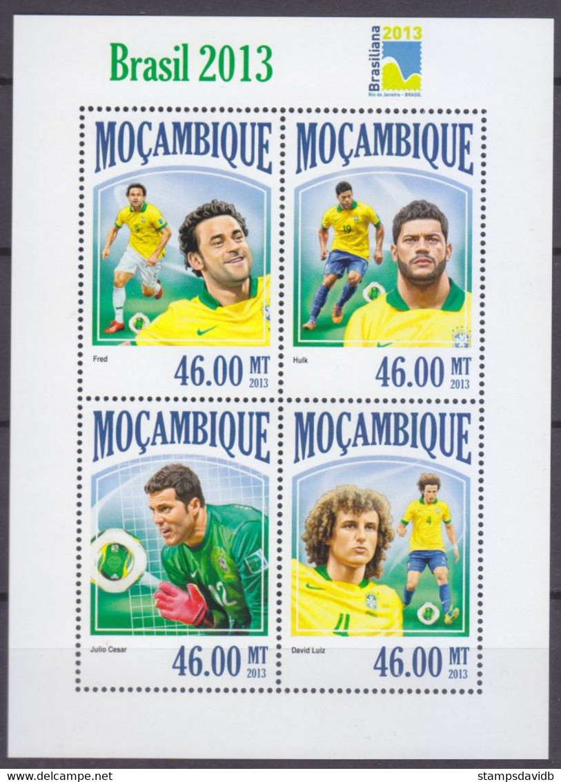 2013 Mozambique 6932-6935KL 2014 FIFA World Cup In Brazil  11,00 € - 2014 – Brasil