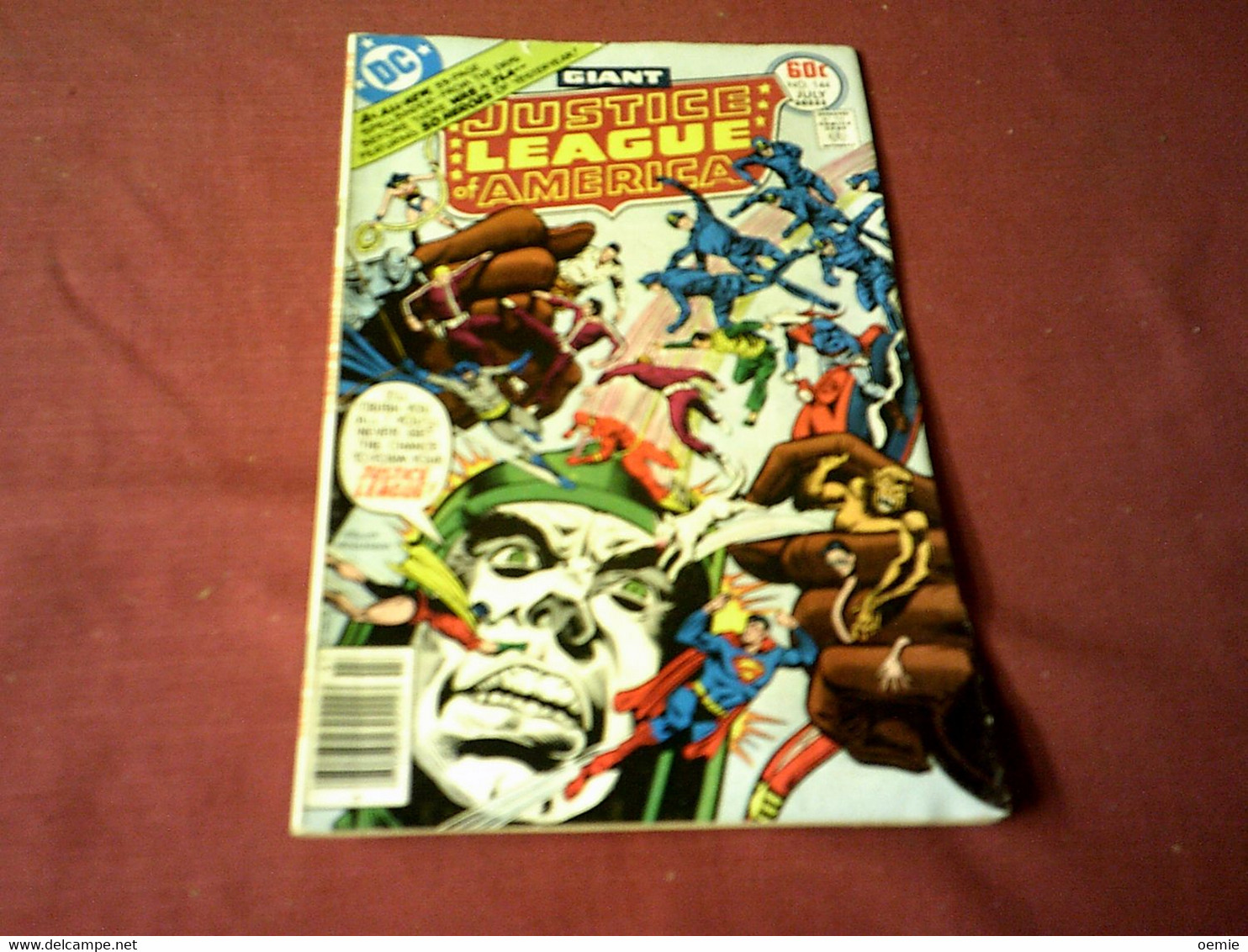 GIANT   JUSTICE  LEAGUE  AMERICA  N° 144 JULY 1977 - DC