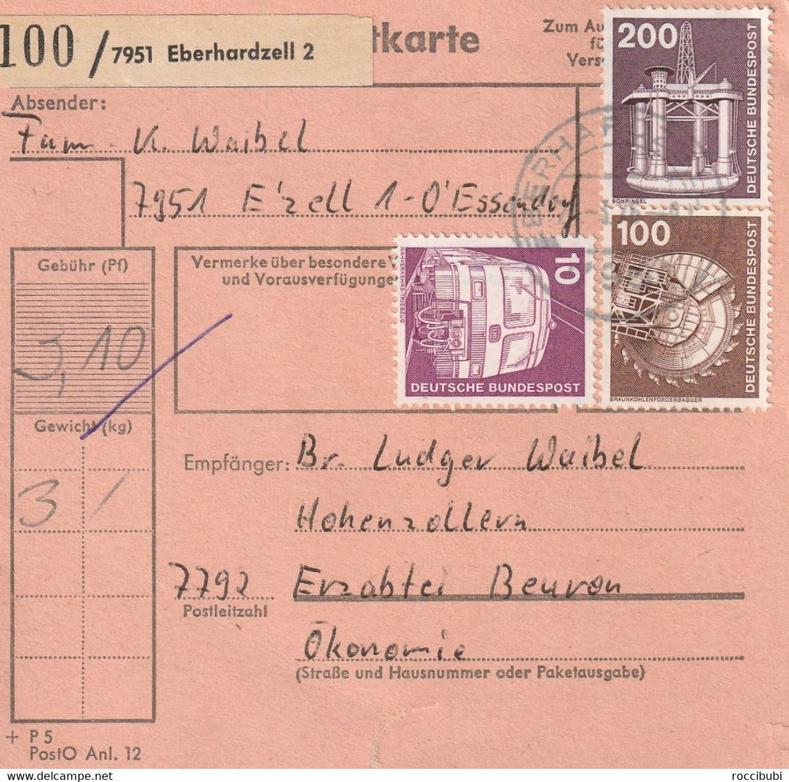 Paket Karte, Eberhardzell - Other & Unclassified